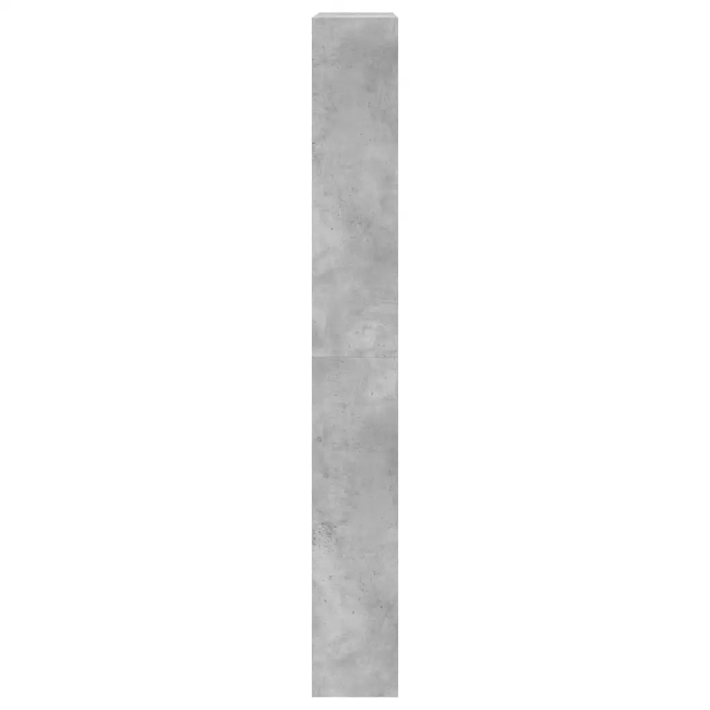 Scarpiera 4 Cassetti Ribaltabili-Scaffale per scarpe Grigio Cemento 80x21x163,5 cm