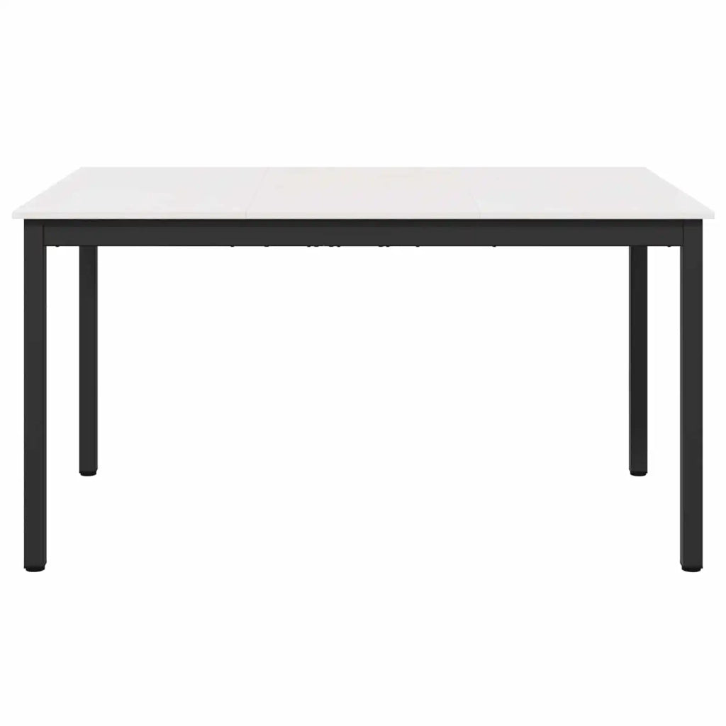 Tavolo da pranzo Bianco 150 x 90 x 75 cm Pino massello 892792