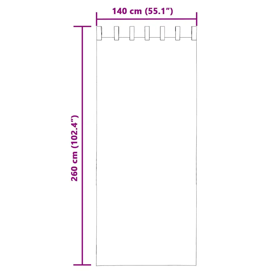 Tende in Voile con Tasche per Aste 2 pz Rosa Chiaro 4102190