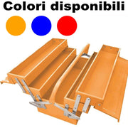 Trade Shop - Cassetta Porta Attrezzi In Metallo Estensibile 40 X 20 X 19,5cm Organizer -