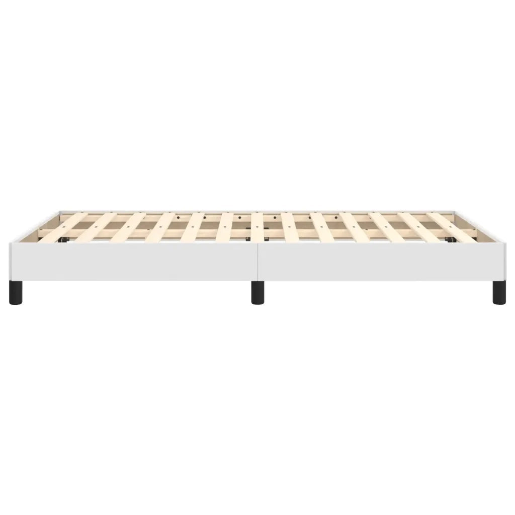 Giroletto senza Materasso-Struttura Letto Bianco 120x190 cm Similpelle 772167
