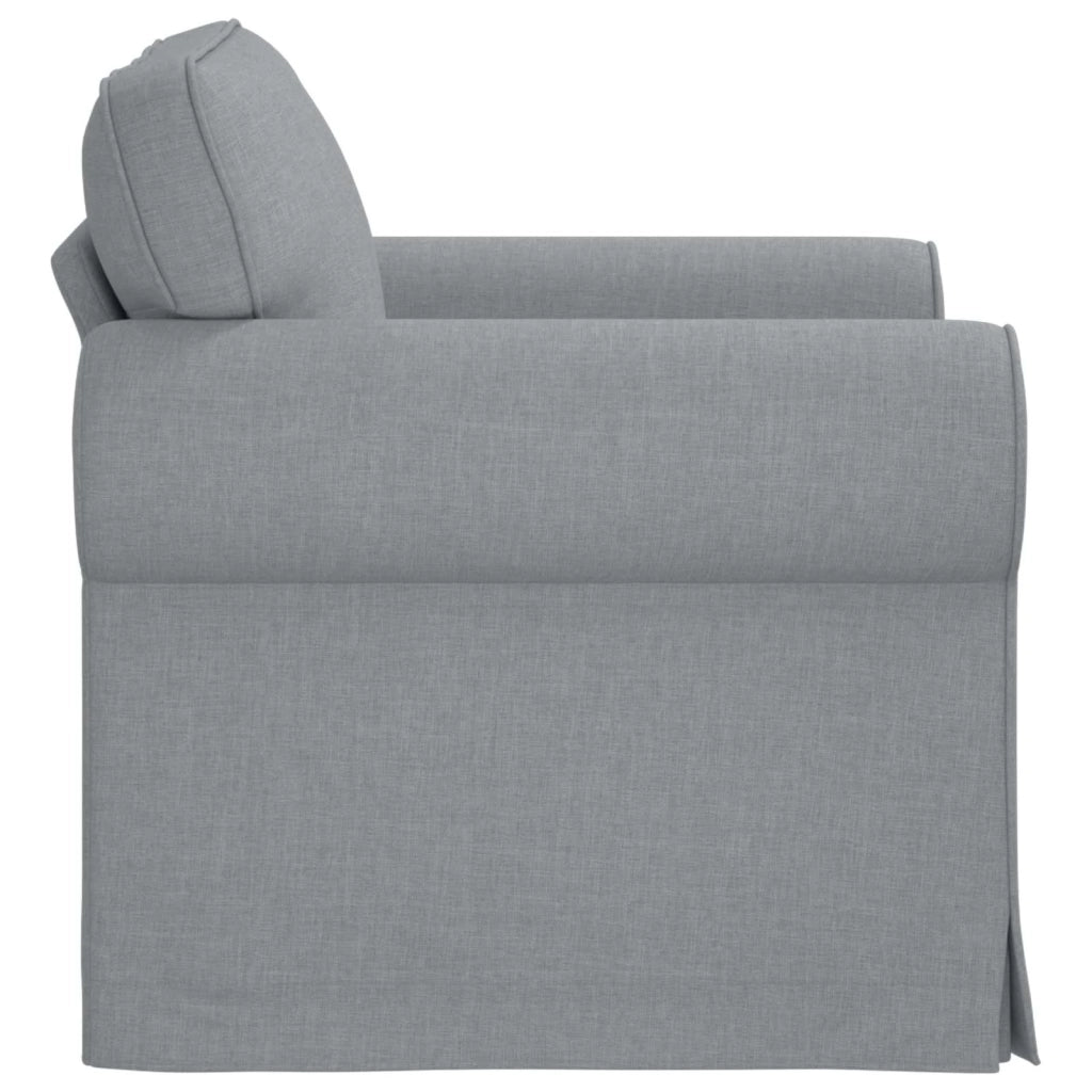 Divano Grigio chiaro 95 x 82 x 80 cm Tessuto 42024292