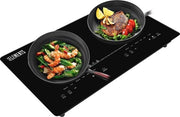 Doppia Placca Induttiva 4000 Watt - Cottura Portatile con Touchscreen Digitale