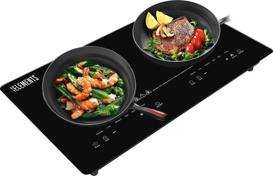 Doppia Placca Induttiva 4000 Watt - Cottura Portatile con Touchscreen Digitale