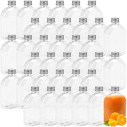 Set di bicchieri da 36 pezzi - 200 ml - Plastica - Cappuccio a vite - Translucido - Facile da pulire - Cappuccioli ermetici - Bicchieri per bevande