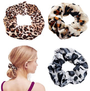 Sciarpe per capelli in elastico a 3 pezzi - Accessori per capelli - Dots/Luipardi - Per donne/ragazze - Comodi e di stile - Benda per capelli