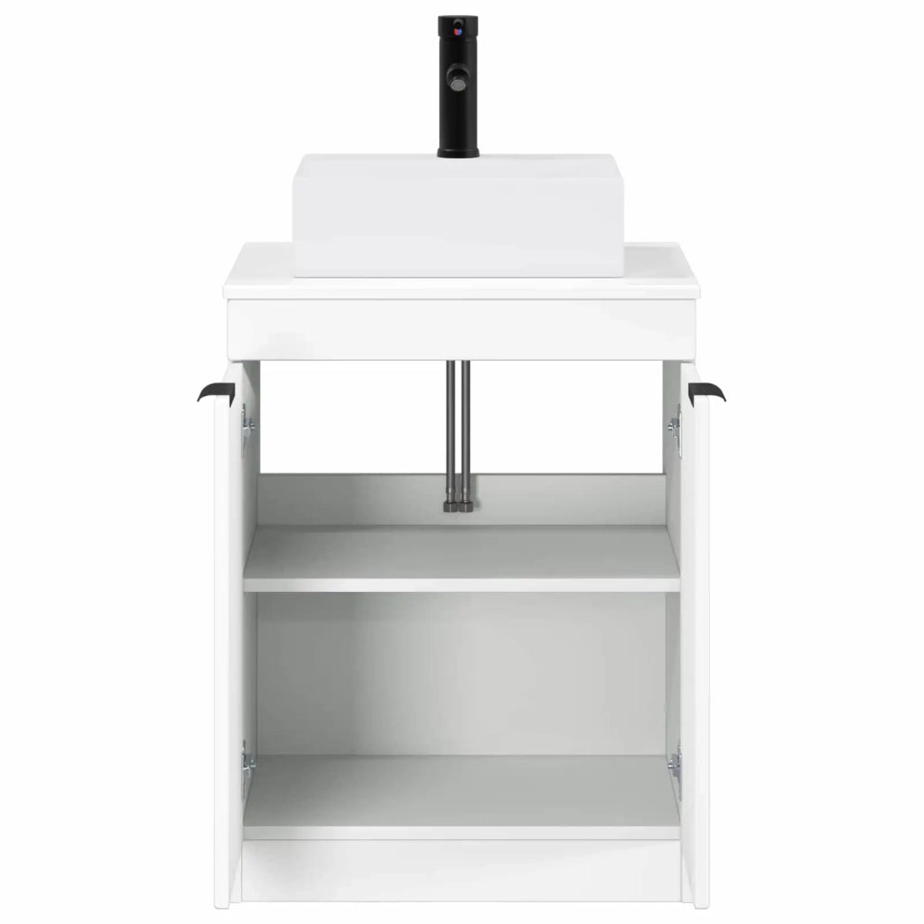 Set di mobili per il bagno Bianco Legno ingegnerizzato 3404240