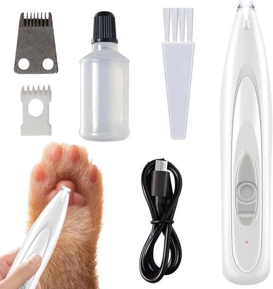 Rasatutto a LED con protezione acquatica - Cani/Gatti - Stile e efficacia - Per viso e corpo