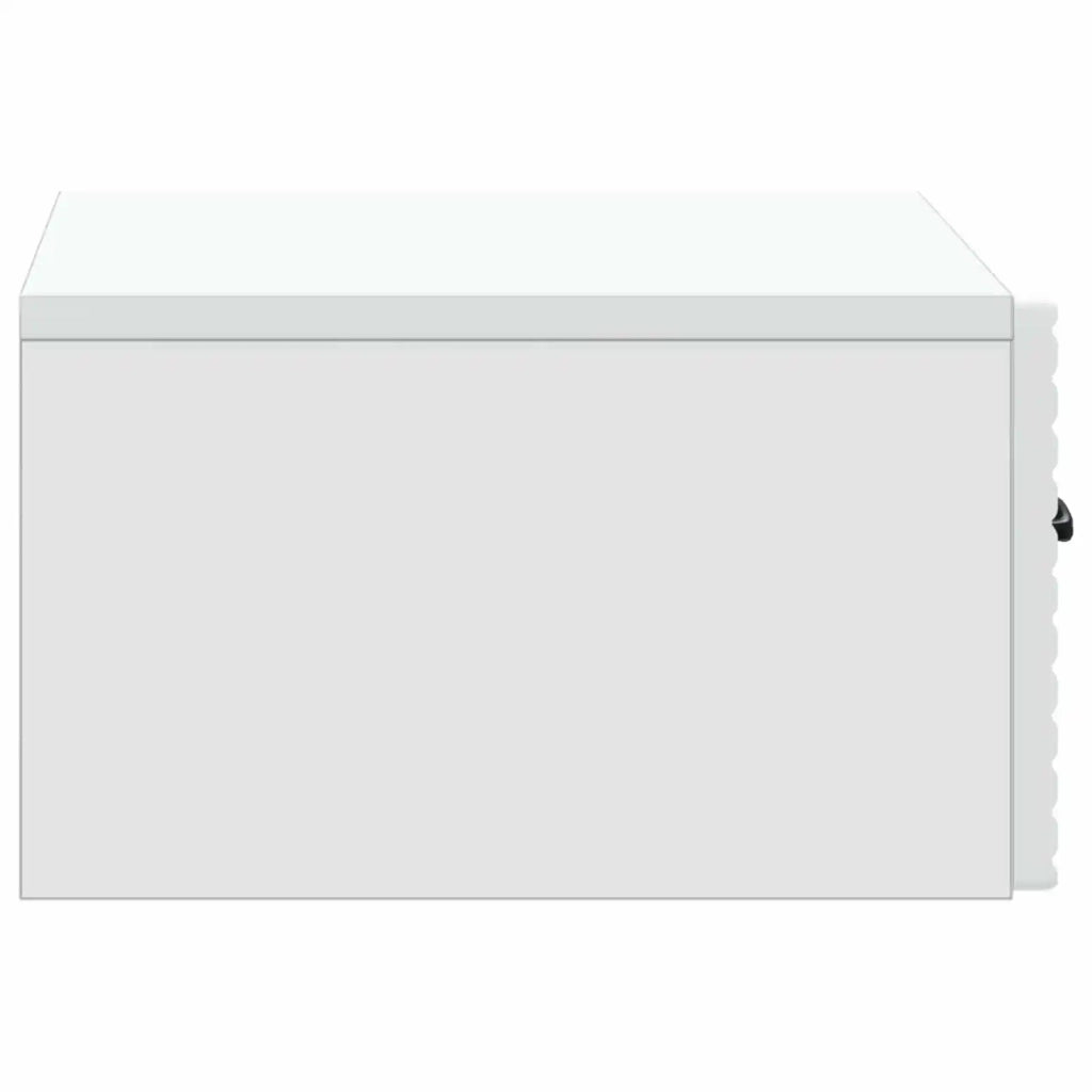 Mobiletto da notte a muro 2 pcs Bianco 49 x 34,5 x 20 cm 898616
