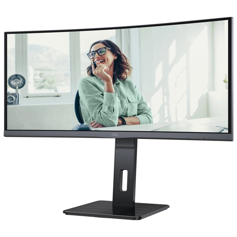 AOC CU34P3CV - 34" MONITOR WQHD+ - CURVO - 100 HZ - MULTIMEDIALE - W3Y