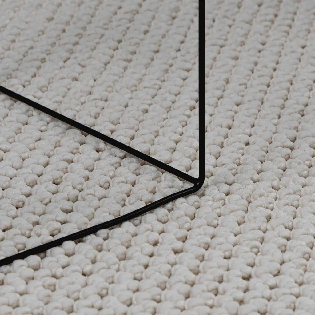 Tappeti per area Quadrato LUGO Crema 240 x 240 cm Poliestere