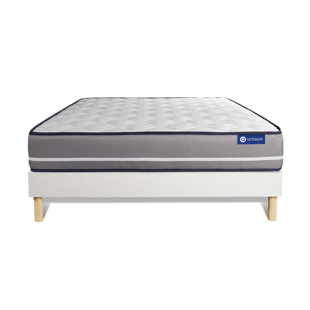 Kit rete e materasso matrimoniale Actimemo pur 140x190cm - Spessore : 20cm- memory foam - rigido