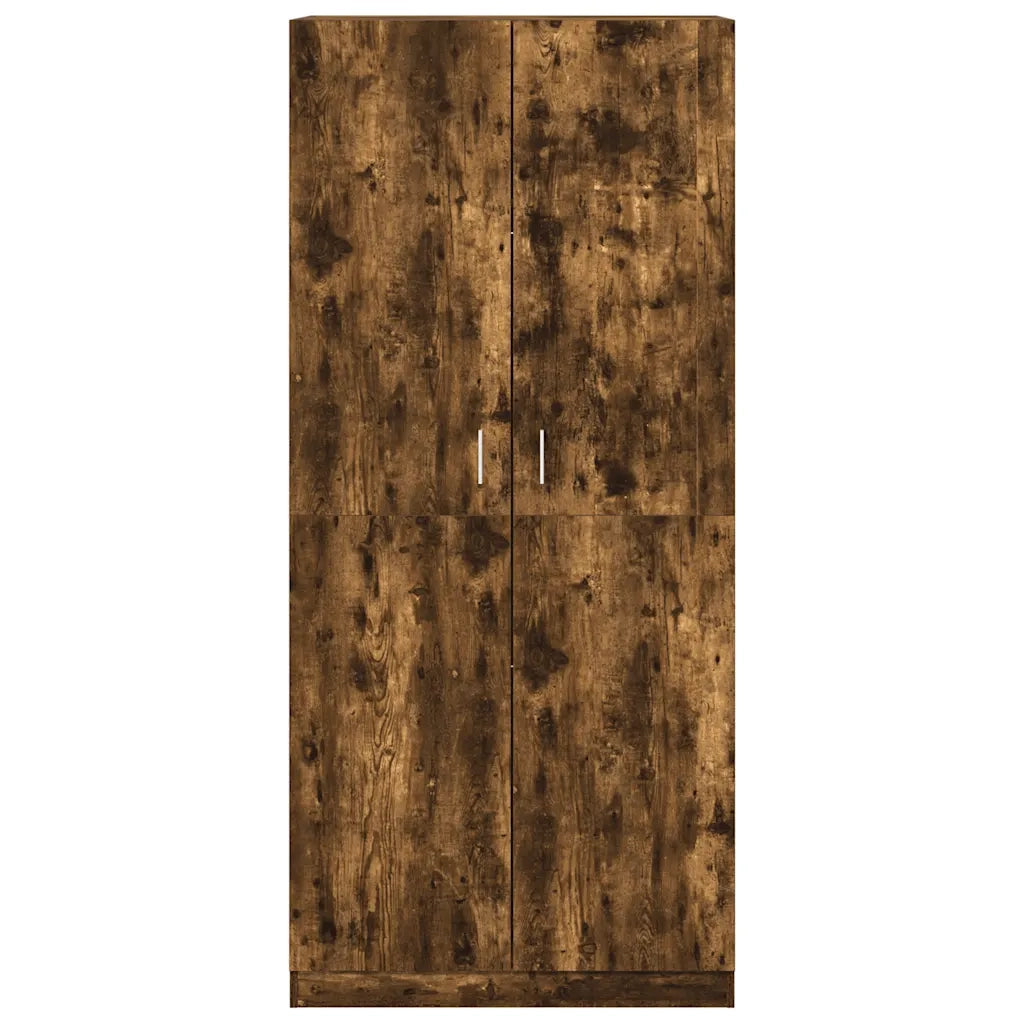 Armadio Rovere Fumo 90x52x200 cm in Legno Multistrato CFW8415727