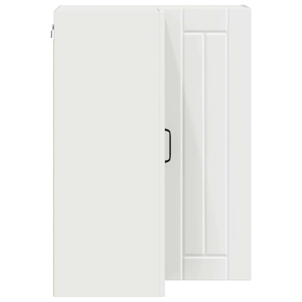 Mobile angolare per parete LUCCA Bianco 57 x 57 x 80 cm