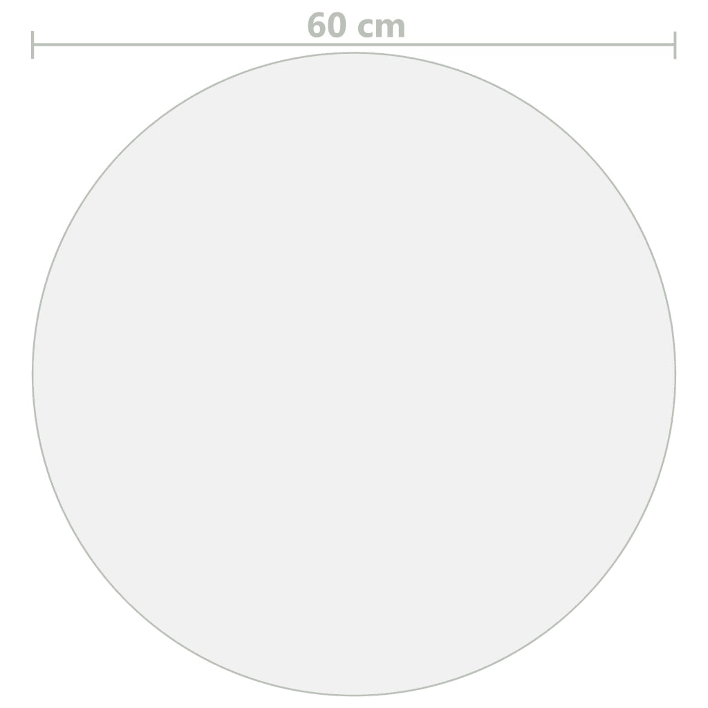 Protezione Tavolo Trasparente ? 60 cm 1,6 mm in PVC CFW7071088