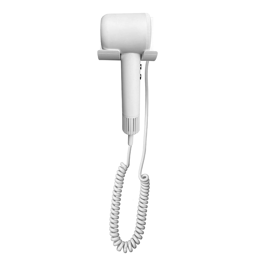 Asciugacapelli da parete con motore brushless tasto ON/OFF 1500W bianco