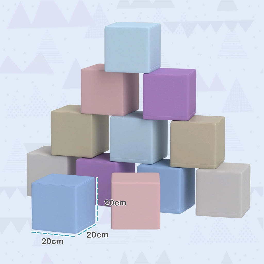 Blocchi morbidi 12 cubi ¨C zephmum ¨C 20x20x20 cm