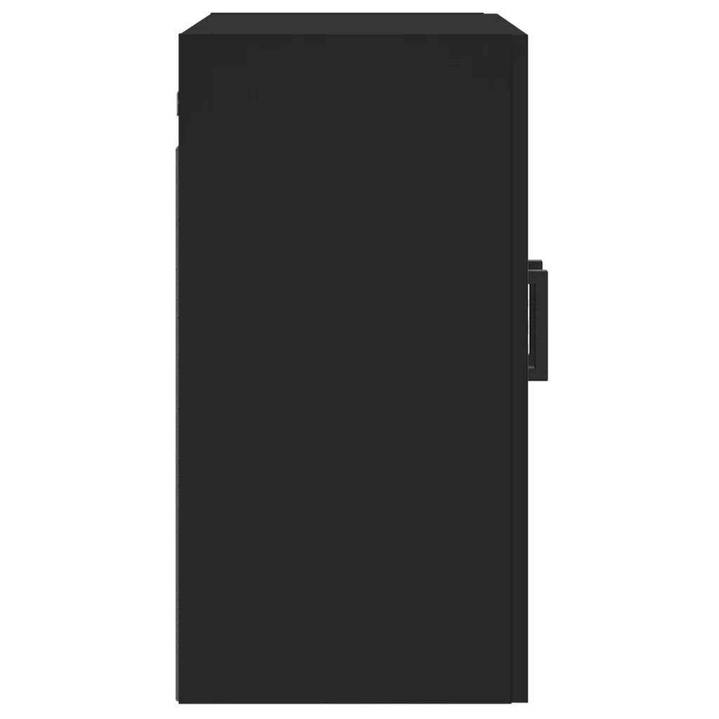 Armadietto a Muro Nero 60x31x60 cm in Legno Multistrato 829965