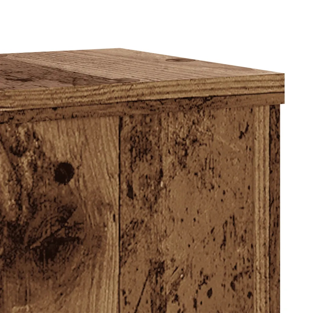 vidaXL Supporti per Piante 2 pz Legno 17x17x60 cm Legno Multistrato