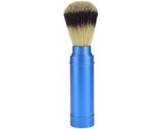 Spazzola per barba compatta - spazzola da barba - spazzola in alluminio - contenitore di trasporto - leggera - 155 x 31 mm