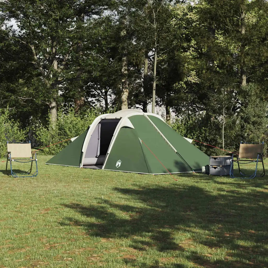 Tenda tunnel con tetto-Tenda da campeggio Verde 510 x 240 x 156 cm taffet¨¤
