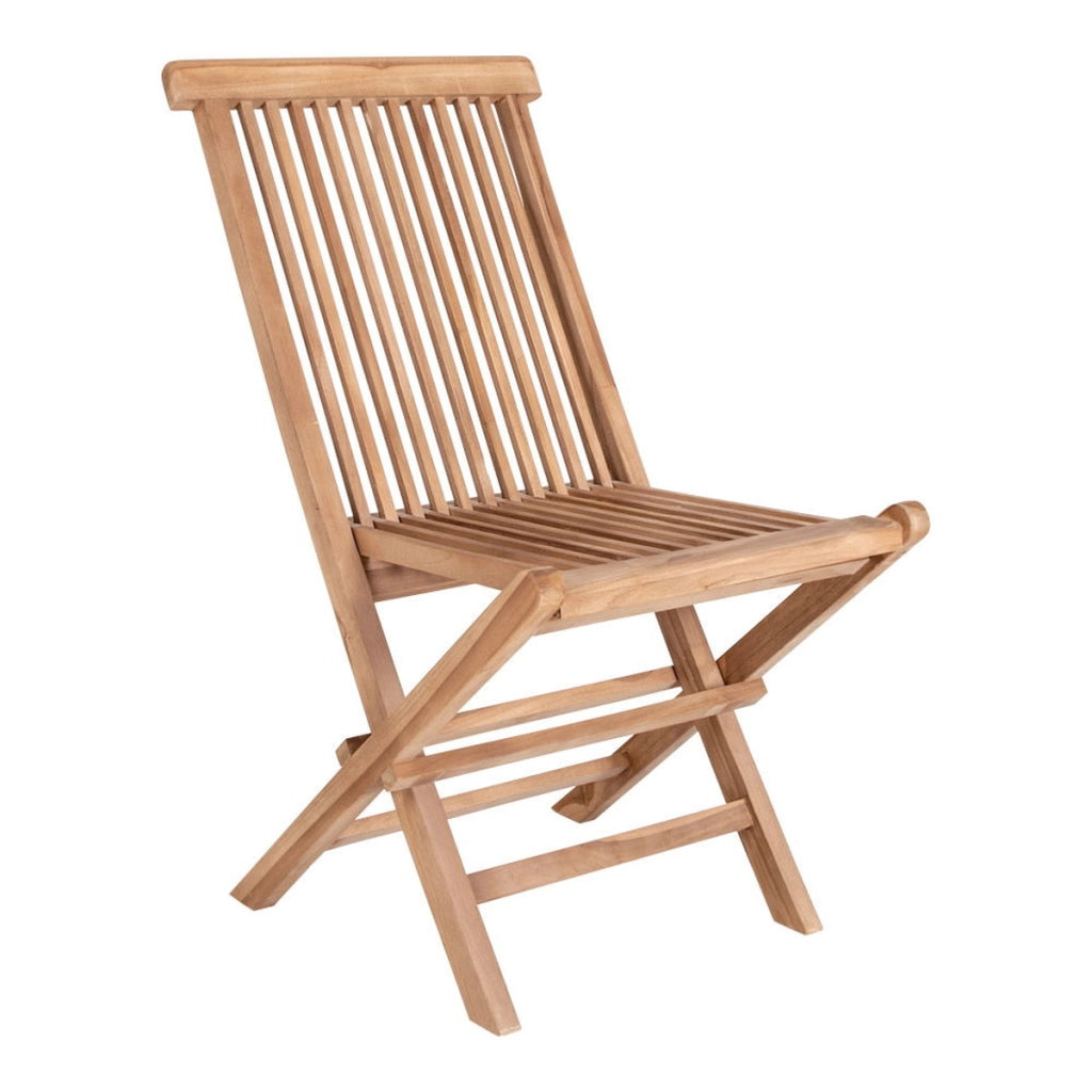 Set di 2 Sedie da Giardino Toledo, Marrone, Legno, 62x46x89 cm