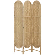 Biombo Pieghevole 3 Ante ¨C Zephmum ¨C Naturale 120x170 cm