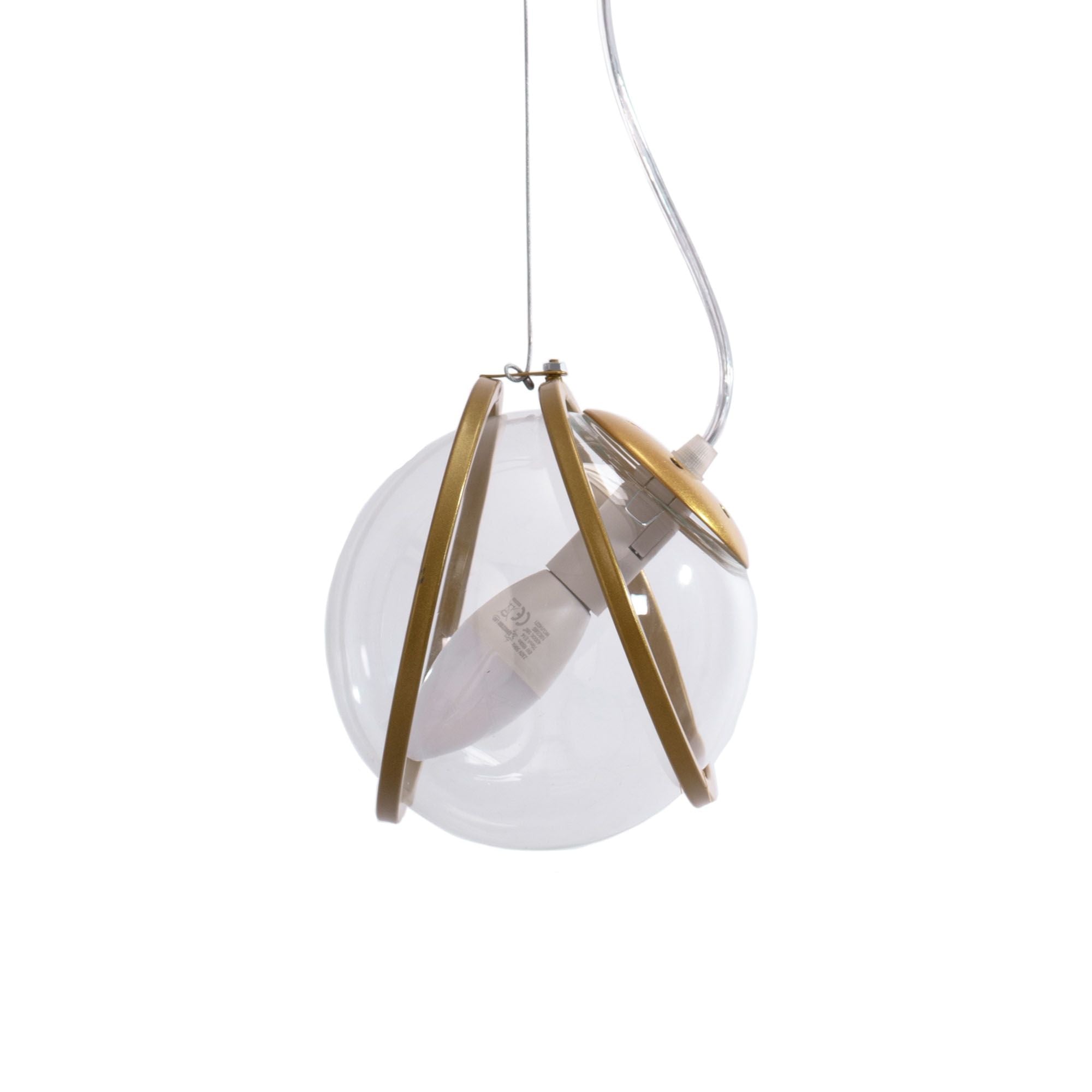 Lampada APP1089-1CP Gold Transparent
