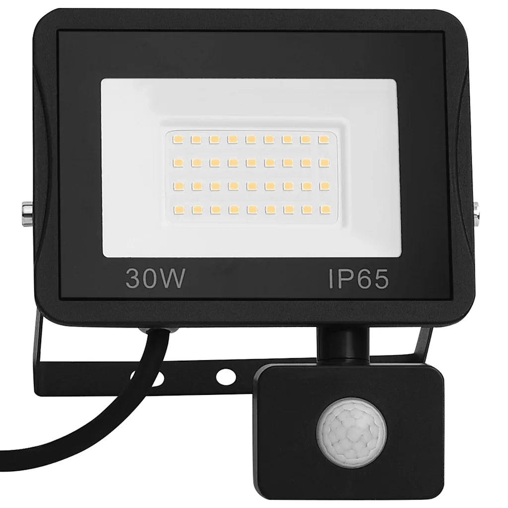 Faretto a LED con Sensore 30 W Bianco Caldo CFW7862658