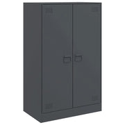 Buffet credenza cassettiera armadio mobile contenitore organizer per cucina soggiorno salotto 67 x 39 x 107 cm acciaio antracite 02_0029696
