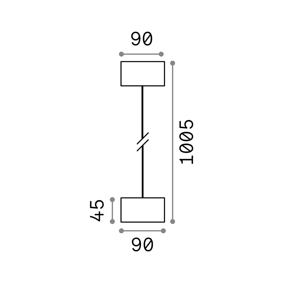 Sospensione Moderna Clio Alluminio Bianco 1 Luce E27