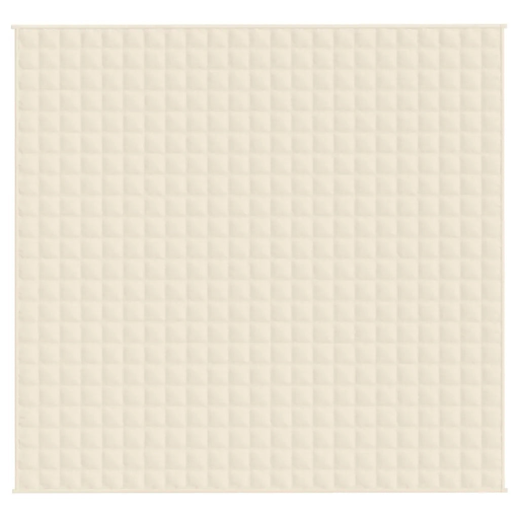 Coperta Ponderata Crema Chiaro 220x230 cm 15 kg Tessutocod mxl 69455