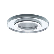 Faretto incasso soffitto rotondo vetro cromo GU10 35W