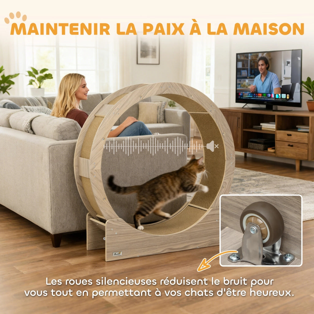 Ruota per Gatti ¨C Zephmum ¨C 91 cm Marrone