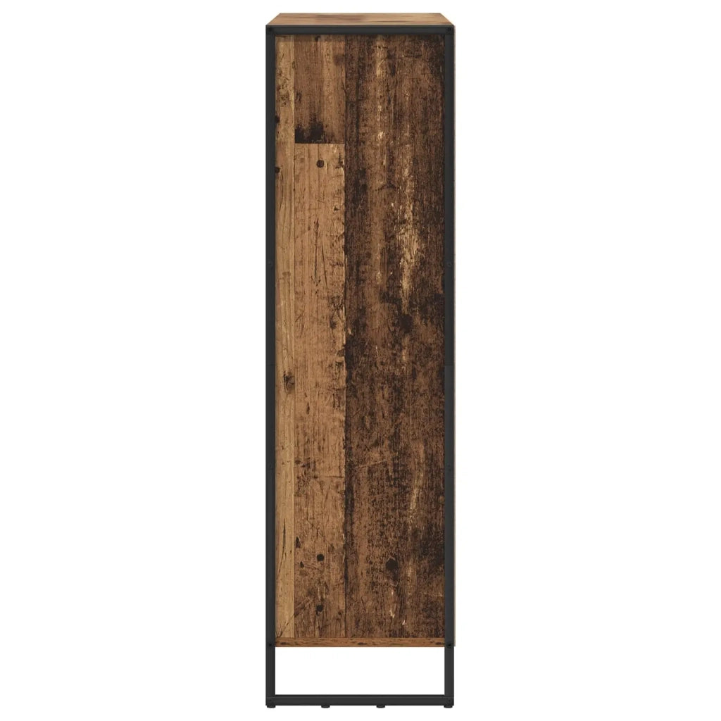 Armadio per Libri 2 pcs Legno vecchio 99,5 x 30 x 108 cm