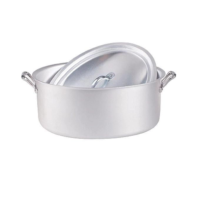 Agnelli Casseruola Ovale Alluminio con Coperchio 34cm