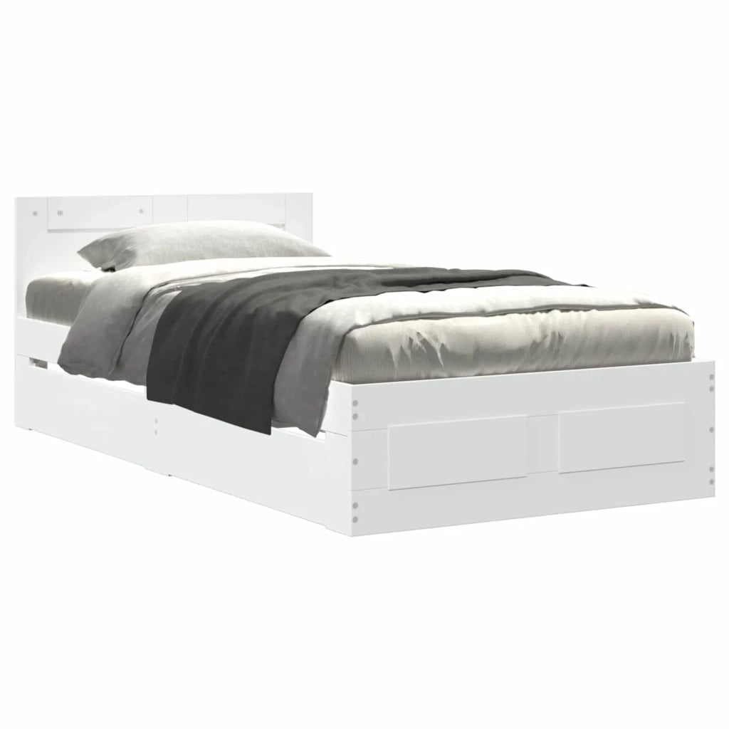 Struttura letto con testata Bianco 80 x 200 cm 3429677