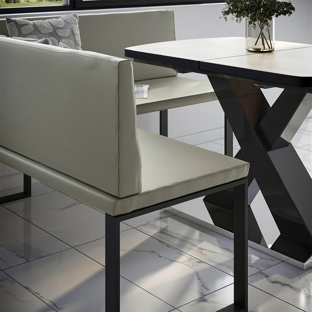 Vicco panca ad angolo Cachemire 150 x 150 cm