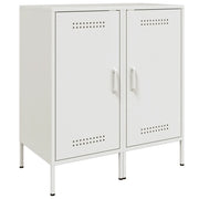 Credenze 2 pz | Madia | Buffet da pranzo | Armadio da pranzo Bianche 36x39x79 cm in Acciaio