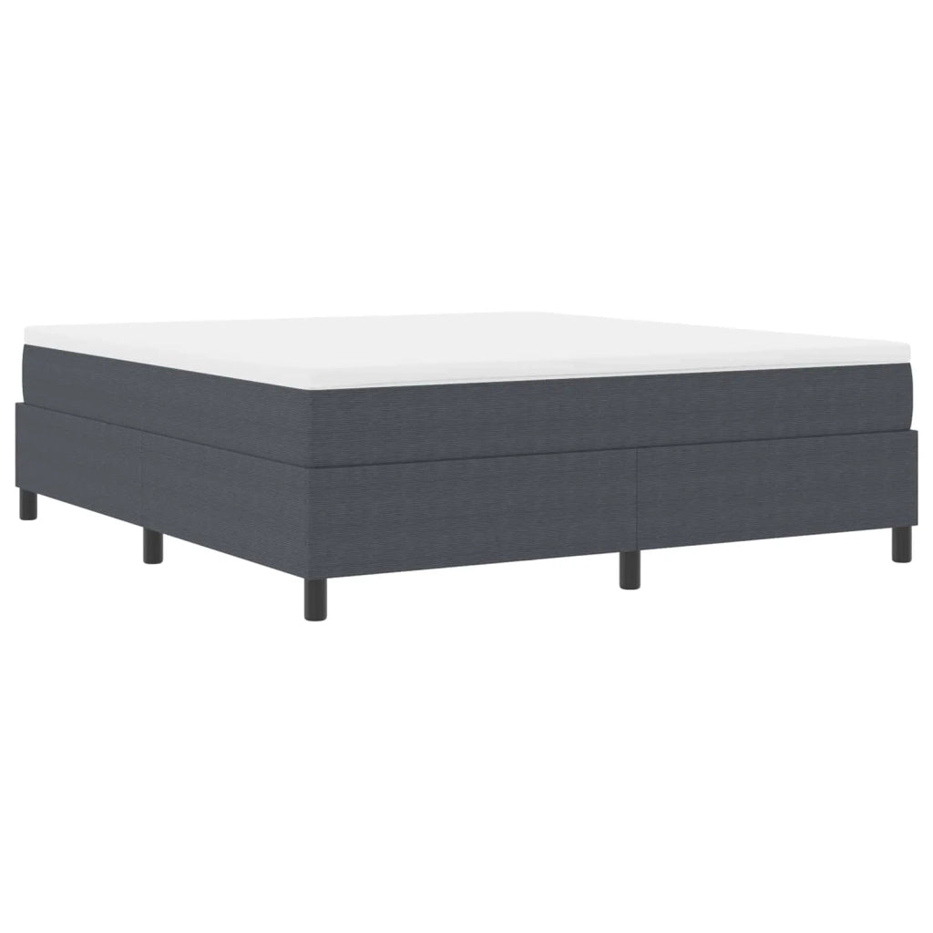 Struttura letto piattaforma-Giroletto-Rete del Letto Grigio scuro 180 x 200 cm