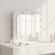 Specchio da Vanità Rettangolare Bianco 60 x 55 x 18 cm 868285