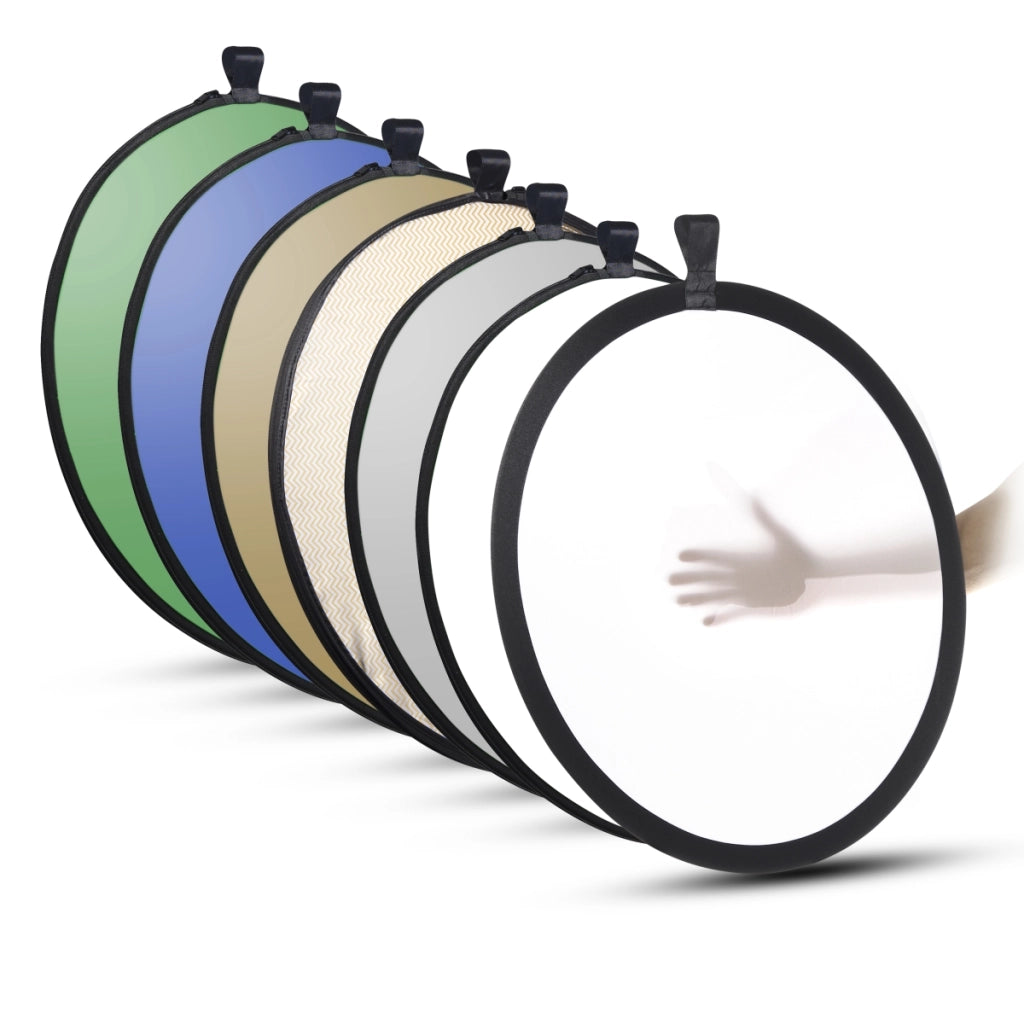 Walimex 7in1 Set di riflettori pieghevoli, Ø107cm
