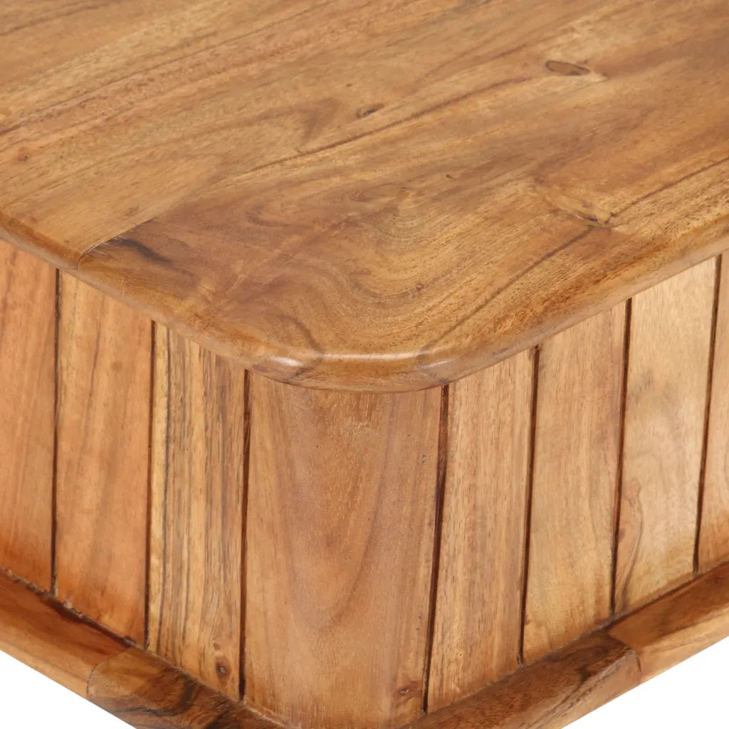 Tavolino da salotto | Tavolino da caff¨¨ | Tavolino da Soggiorno 100x50x40 cm in Legno Massello di Acacia