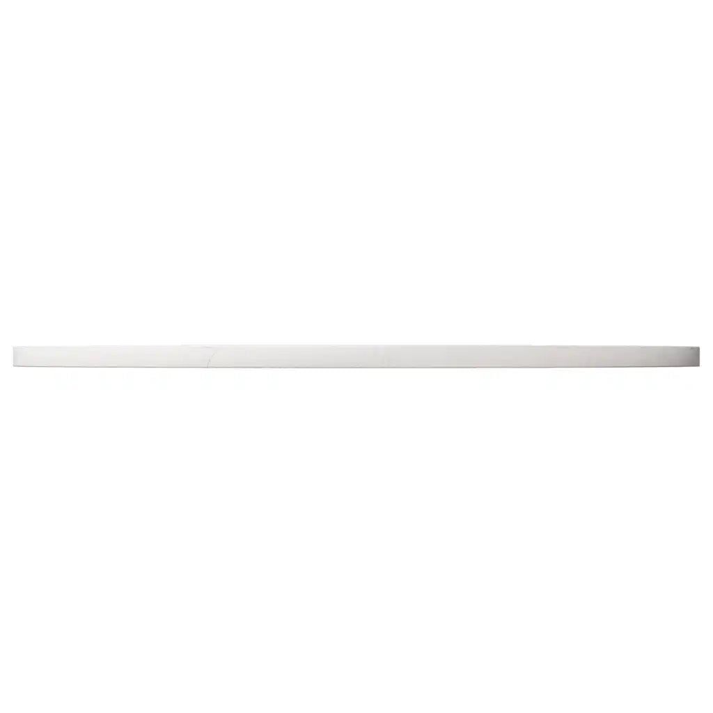 Piano Tavolo Bianco Ø90x2,5 cm in Legno Massello di Pino 813657