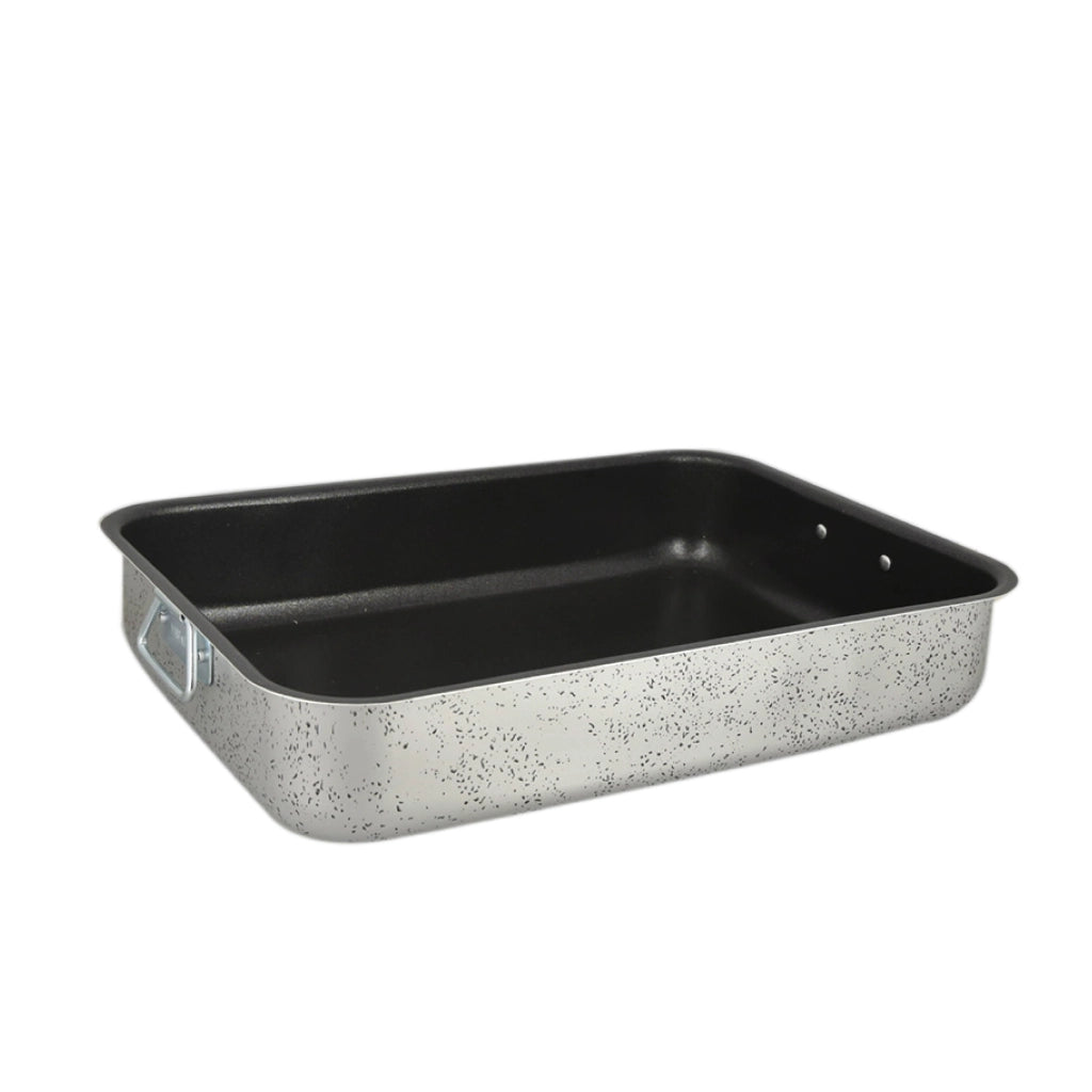 MA MAISON TEGLIA FORNO ROSTIERA LINEA ALESSIA 35X24X7 CM SPESSORE 1,10 MM ANTIADERENTE E ANTIGRAFFIO IN ALLUMINIO