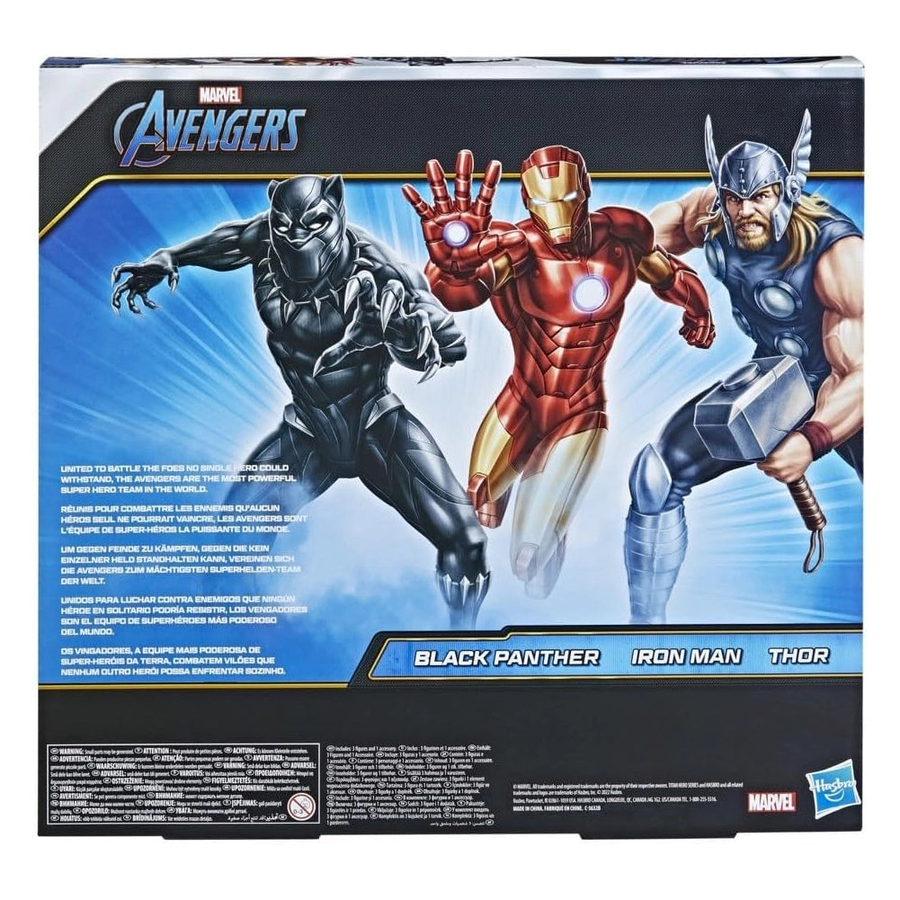 Marvel Avengers Titan Hero Thor Black Panther Iron Man da 30 cm Idea Regalo