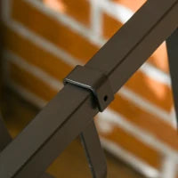 Scaffale Portalegna con Ganci da Esterno e Interno in Acciaio, 45x32x58cm, Nero