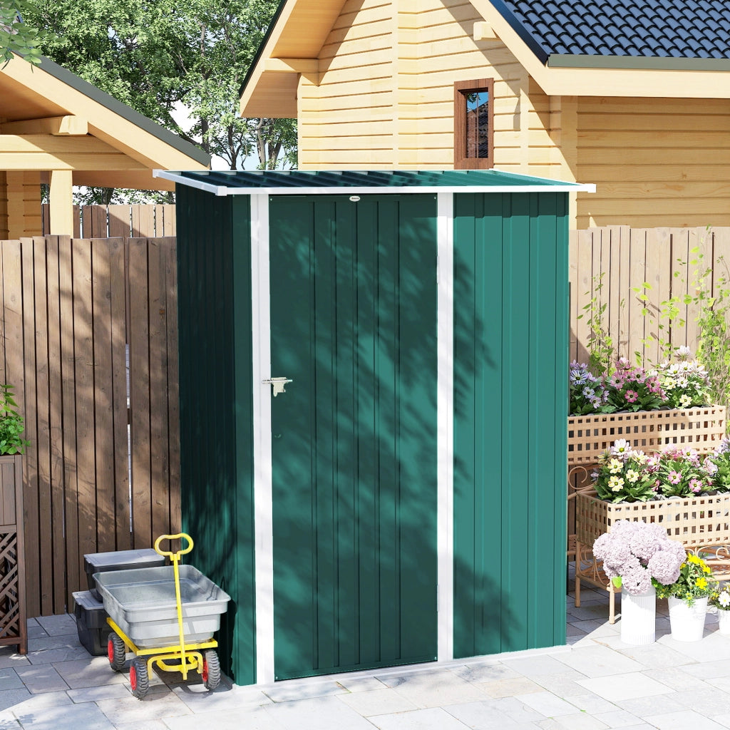 Casetta Porta Attrezzi ¨C Xylo ¨C Metallo Verde 142x86x189 cm