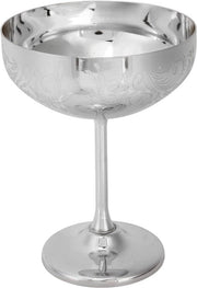 Calice di Champagne in Acciaio Inossidabile Portatile - Bicchieri da Tavola per Matrimoni Campeggio Feste di Natale - Coppe con Fiamma Orecchio Specchio
