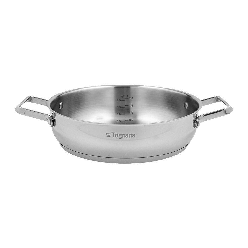 Tegame in Acciaio Inox Anche Induzione Grancucina Iconiqa 24 cm Tognana